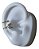 Piercing De Argola Falso Fake Dourado Pedra Zirconia - Imagem 2