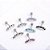 Piercing Cluster Para Helix Cartilagem Pedras De Strass - Imagem 11