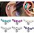 Piercing Cluster Para Helix Cartilagem Pedras De Strass - Imagem 10