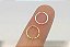 Piercing Argola Trançada Prata 925 6 Mm 8 Mm Fina 0,6 Mm - Imagem 4
