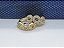 Piercing Argola Falso Fake Dourado Pedra Zirconia Semi Joia - Imagem 8