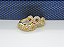 Piercing Argola Falso Fake Dourado Pedra Zirconia Semi Joia - Imagem 4