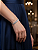 Pulseira Bracelete Prata Com Zircônia Noiva Debutante Festa - Imagem 3