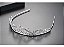 Coroa Tiara Cabelo Noiva Prata Zirconia Princesa Luxo Linda - Imagem 4