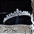Coroa Tiara Cabelo Noiva Prata Zirconia Princesa Luxo Linda - Imagem 4