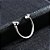 Piercing Septo Ferradura Nariz Cartilagem Pedra Zirconia Aço - Imagem 5