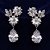 Brinco Noiva Pedra Zirconia Prata Festa Debutante Luxo - Imagem 3