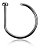 Piercing Argola Titânio D-ring  Nariz 8 Mm - Imagem 1