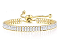 Pulseira Bracelete Pedra Zircônia Retangular Noiva Debutante - Imagem 1