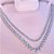 Colar Chocker Pedra Zirconia Coração Riviera Dourado Prata - Imagem 9