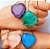 Conjunto Colar E Brinco Coração Pedra Zirconia Fusion Ice - Imagem 9