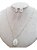 Conjunto Colar E Brinco Zirconia Fusion Tiffan Oval Grande - Imagem 4