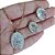 Conjunto Colar E Brinco Zirconia Fusion Tiffan Oval Grande - Imagem 5