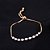 Pulseira Bracelete Dourada Com Zircônia Noiva Debutante Gota - Imagem 6