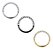 Piercing Argola 100% Titânio Septo Daith Pedra Zircônia 8 10 - Imagem 3