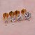 Piercing Tragus Helix Labret Dourado Pedra Zirconia 2 3 4 Mm - Imagem 6