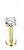 Piercing Tragus Helix Labret Dourado Pedra Zirconia 2 3 4 Mm - Imagem 16
