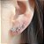 Brinco Ear Cuff  Pedra Strass Prata Dourado Estrela Pequeno - Imagem 2