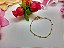 Pulseira Folheada A Ouro 18k Semi Joia Com Bolinhas - Adulto - Imagem 4
