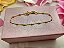 Pulseira Folheada A Ouro 18k Semi Joia Com Bolinhas - Adulto - Imagem 5