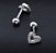 Piercing Tragus Cartilagem Coração Zirconia 6mm - Imagem 6