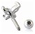Piercing Tragus Dourado Cartilagem Pedra Mini Borboleta 6mm - Imagem 4