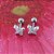 Piercing Tragus Dourado Cartilagem Pedra Mini Borboleta 6mm - Imagem 5