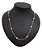 Maxi Colar Com Pérola De Coração Folheado Ouro 18k 80 Cm - Imagem 1