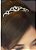 Coroa Tiara Dama Daminha Noiva Strass Pérola Prata Barata - Imagem 6