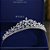Coroa Tiara Cabelo Noiva 15 Anos Prata Zirconia Princesa - Imagem 3