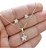 Conjunto Colar E Brinco Pedra Zirconia Estrela Banhado Ouro - Imagem 1