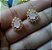 Conjunto Colar E Brinco Gota Pedra Rosê Zirconia F Ouro 18k - Imagem 9