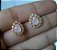 Conjunto Colar E Brinco Gota Pedra Rosê Zirconia F Ouro 18k - Imagem 6