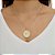 Colar Pingente Madre Pérola Barbie Pedra Zirconia Semi Joia - Imagem 6