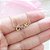Colar Pedra Zirconia Dourado Ouro 18k Semijoia Love Colorido - Imagem 3