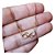 Colar Infinito Namorado Zirconia Dourado F Ouro 18k - Imagem 2