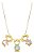 Colar Filhos Pedra Zirconia Banhado Ouro 18k Semi Joia - Imagem 7