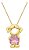 Colar Filhos Pedra Zirconia Banhado Ouro 18k Semi Joia - Imagem 9