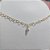 Colar Chocker Pedra Zirconia Coração F. Ouro 18k Semi Joia - Imagem 2