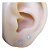 Brinco Pedra Zirconia Estrela 2 Furo Daminha Infantil 3 4 Mm - Imagem 3