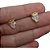 Brinco Infantil Coruja Pedra Zirconia Dourado Rosa Azul Verm - Imagem 5