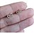 Brinco Infantil Infinito Pedra Zirconia Dourado Prata 2 Furo - Imagem 3