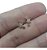 Brinco Infantil Pequeno Estrela Pedra Zirconia F. Ouro 18k - Imagem 1