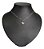 Colar Pedra Zirconia Fusion Gota Verde Folheado Ródio Prata - Imagem 3