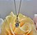 Colar Ponto De Luz C Flor Zirconia Dourado F. Ouro 18k - Imagem 4