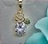 Colar Ponto De Luz C Flor Zirconia Dourado F. Ouro 18k - Imagem 1