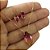Conjunto Colar E Brinco Navete Degradê Pedra Zirconia Rosa - Imagem 2