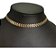 Colar Chocker Escama Peixe Dourado Folheado A Ouro Garantia - Imagem 1
