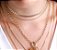 Colar Chocker Escama Peixe Dourado Folheado A Ouro Garantia - Imagem 6
