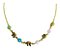Colar Chocker Infantil Colorido Elefantes Dourado Semijoia - Imagem 1
